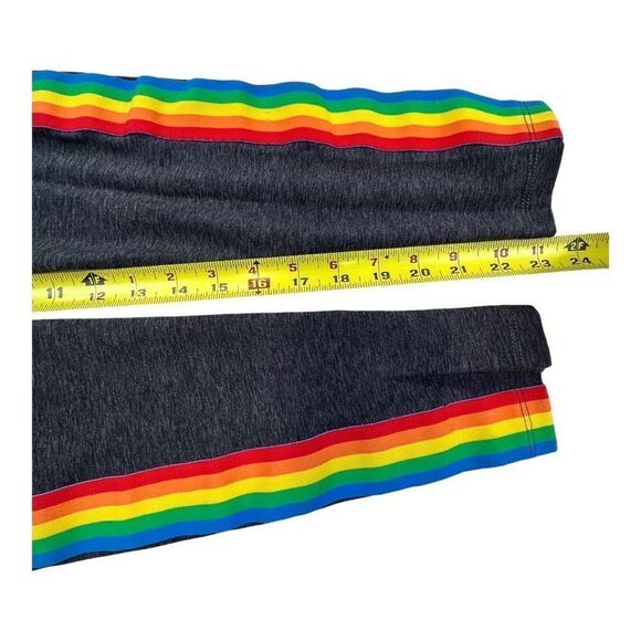 Mumu Moves Women's Rainbow Striped Sports Bra and Tracksuit Pants 2-Piece Set - Picture 4 of 13